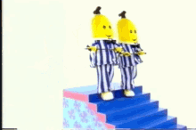 Bananas In Pyjamas Bananas In Pajamas GIF - Bananas In Pyjamas Bananas In Pajamas Stairs GIFs
