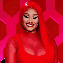 Nicki Minaj Rupauls Drag Race GIF - Nicki Minaj Rupauls Drag Race Smile GIFs