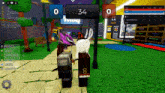 a screenshot of a video game with the score 34
