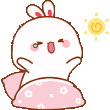 Bunny Morning Sticker