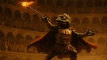 a frog with the number 42 on it