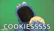 Cookiemonster Cookies GIF - Cookiemonster Cookies Sweets GIFs