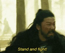 Stand And Fight Hogun GIF - Stand And Fight Hogun Thor GIFs