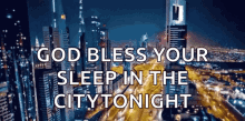 god bless your sleep city lights cars