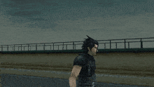 a man in a video game is being attacked