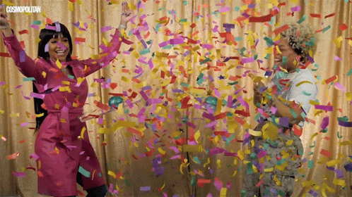 Celebrate Yay GIF - Celebrate Yay Confetti - Discover & Share GIFs