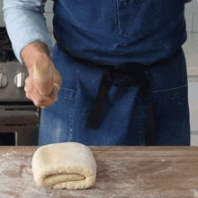 Flattening The Dough Brian Lagerstrom GIF - Flattening The Dough Brian Lagerstrom Hit The Surface Of Dough GIFs