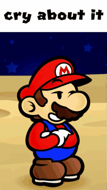Paper Mario Cry About It GIF - Paper Mario Cry About It Ttyd GIFs