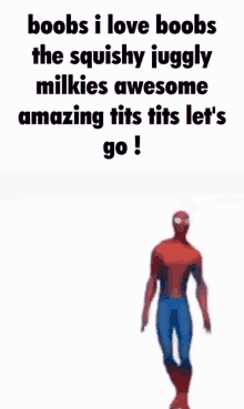 Boobs Boobs Meme GIF - Boobs Boobs Meme Spiderman GIFs
