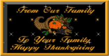 From Our Family To Your Family GIF - From Our Family To Your Family Happy Thanksgiving GIFs