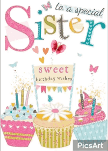 Special Sister Cupcakes GIF - Special Sister Cupcakes Sweet GIFs