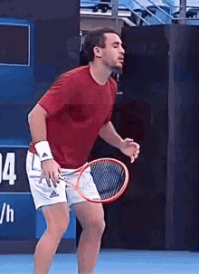 Aleksandre Metreveli Racquet Drop GIF - Aleksandre Metreveli Racquet Drop Tennis Racket GIFs