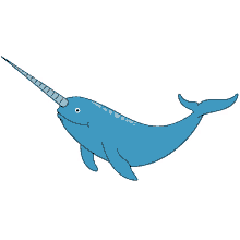 whale narwhal unicorn whale