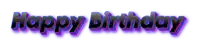 a neon sign that says happy birthday