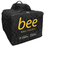 Bee Delivery Sou Bee Sticker - Bee Delivery Sou Bee Food Delivery Stickers