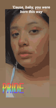 a picture of a woman with the words " no matter black white or beige " behind her