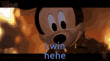 Mickey Mouse I Win Here GIF - Mickey Mouse I Win Here Infinity Gauntlet GIFs