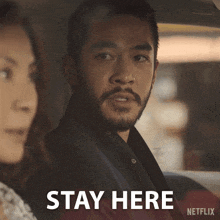 Stay Here Charles Sun GIF - Stay Here Charles Sun The Brothers Sun GIFs
