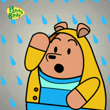 Pants Bear Rain GIF - Pants Bear Rain Woahh GIFs