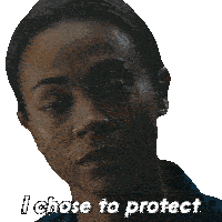 I Chose To Protect My Team Joe Sticker - I Chose To Protect My Team Joe Zoe Saldana Stickers