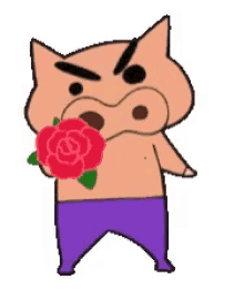 pig saemon love notwar flowers for you