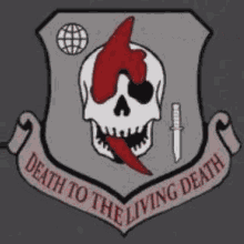 death to the living death knife skull