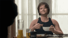 Dustin Stranger Things GIF - Dustin Stranger Things Breakfast GIFs