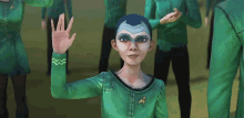 Spock Hand Sign Huura GIF - Spock Hand Sign Huura Star Trek Prodigy GIFs