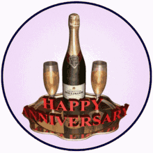 happy anniversary anniversary 3d gifs artist congratulations sticker