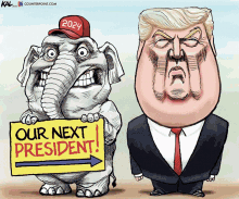 Trump Our Next President GIF - Trump Our Next President Lusser GIFs