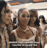 a woman says manon i had a moment where i was like oh my god