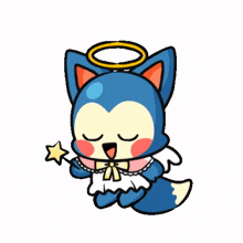 happy cute fox sweet angel