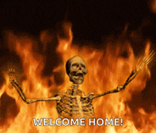 Skeleton Burning GIF - Skeleton Burning Hell GIFs