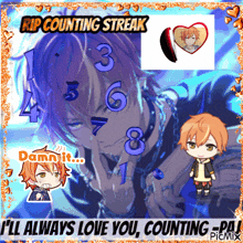 rip counting streak i 'll always love you counting - pai picmix