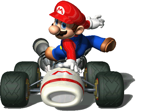 Mario Kart Ds B Dasher Sticker - Mario Kart Ds Mario B Dasher Stickers