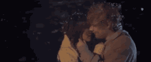 Kiss In The Snow Couple GIF