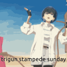 Trigun Stampede Sunday Sunday GIF - Trigun Stampede Sunday Sunday Trigun Stampede GIFs