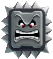 Angry Mario Block Sticker - Angry Mario Block Angry Mario Stickers