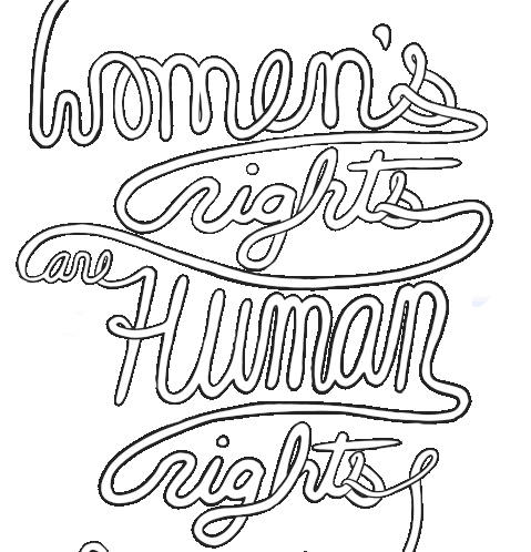 Human Rights Womens Rights Sticker - Human Rights Womens Rights Womens Day Stickers