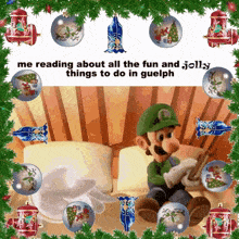 Guelph Jolly GIF - Guelph Jolly Luigi Falling Asleep GIFs