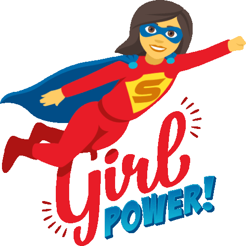 Girl Power Woman Power Sticker - Girl Power Woman Power Joypixels Stickers