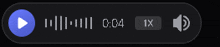 a play button with the time of 4:04