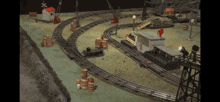 Toy Train Train Wreck GIF