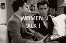 Women Talk Ross GIF
