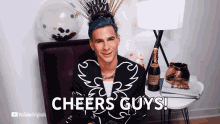 Cheers Guys Hello2021a New Years Eve Celebration GIF - Cheers Guys Hello2021a New Years Eve Celebration Cheers GIFs