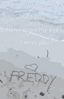 Freddy I Miss You GIF - Freddy I Miss You I Love You GIFs