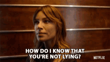 How Do I Know That Youre Not Lying Chloe Decker GIF - How Do I Know That Youre Not Lying Chloe Decker Lauren German GIFs