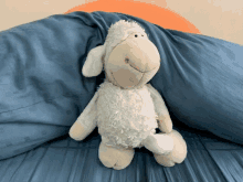 Dont Know Stuffed Toy Sheep GIF