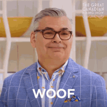 Woof Bruno Feldeisen GIF - Woof Bruno Feldeisen The Great Canadian Baking Show GIFs
