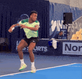 Giovanni Mpetshi Perricard Groundstrokes GIF - Giovanni Mpetshi Perricard Groundstrokes Forehand GIFs